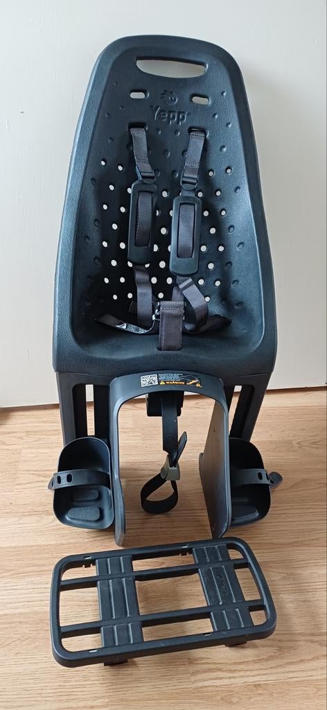 Yepp fietszitje achter inclusief opzetdrager, 15 t/m 25 kg, Achterzitje, Gebruikt, Yepp