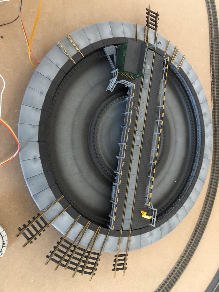 Fleischmann elektrische draaischijf, Gelijkstroom, Fleischmann, Rails, Ophalen of Verzenden