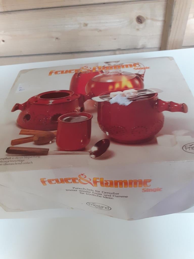 Feuer & Flamme Glühwein/Punch Set - Friesland Single, Huis en Inrichting, Ophalen, Nieuw