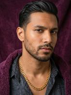 Prachtige schakelketting voor Heren en Dames!, Sieraden, Tassen en Uiterlijk, Kettingen, Verzenden, Nieuw, Zilver, Overige materialen