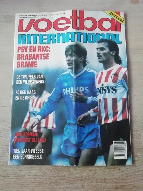 Voetbal International, 22e  jaargang, nr. 49, 1987, Ophalen, Gebruikt, Overige binnenlandse clubs, Boek of Tijdschrift