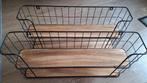 Set van 2 Leuke Industriële Wandrekken - Uitstekende Staat, Ophalen, Zo goed als nieuw