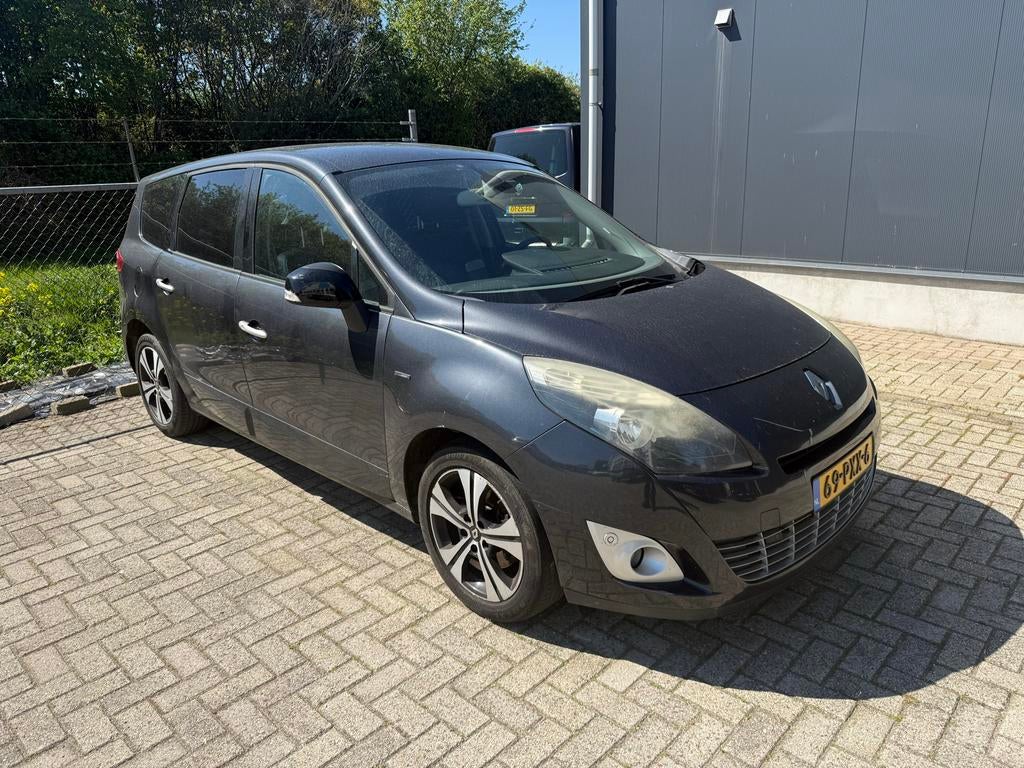 Renault Grand Scenic 2.0 16V 103KW CVT 7 PERSOONS 2011 Grijs, Auto's, Euro 5, Zwart, 4 cilinders, Origineel Nederlands