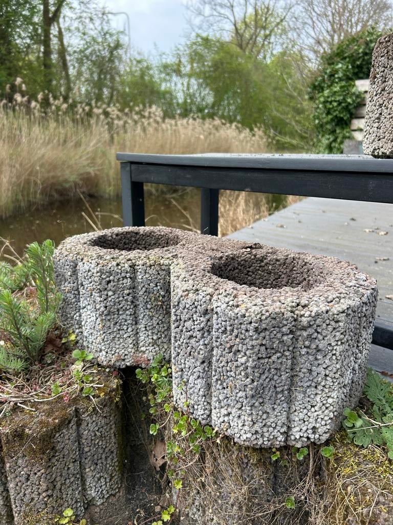 Stapelblokken tuin (12x), Ophalen, Gebruikt, Minder dan 30 cm, Minder dan 60 cm