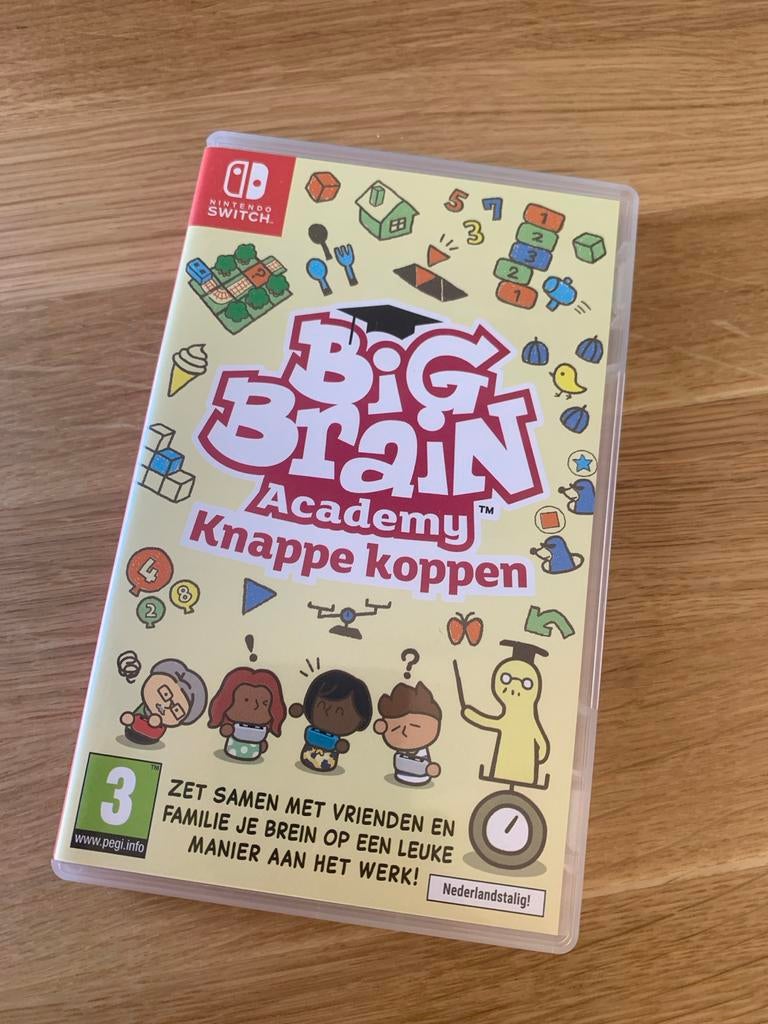 Big Brain Academy: Knappe Koppen - Nintendo Switch, Spelcomputers en Games, Games | Nintendo Switch, Zo goed als nieuw, Puzzel en Educatief