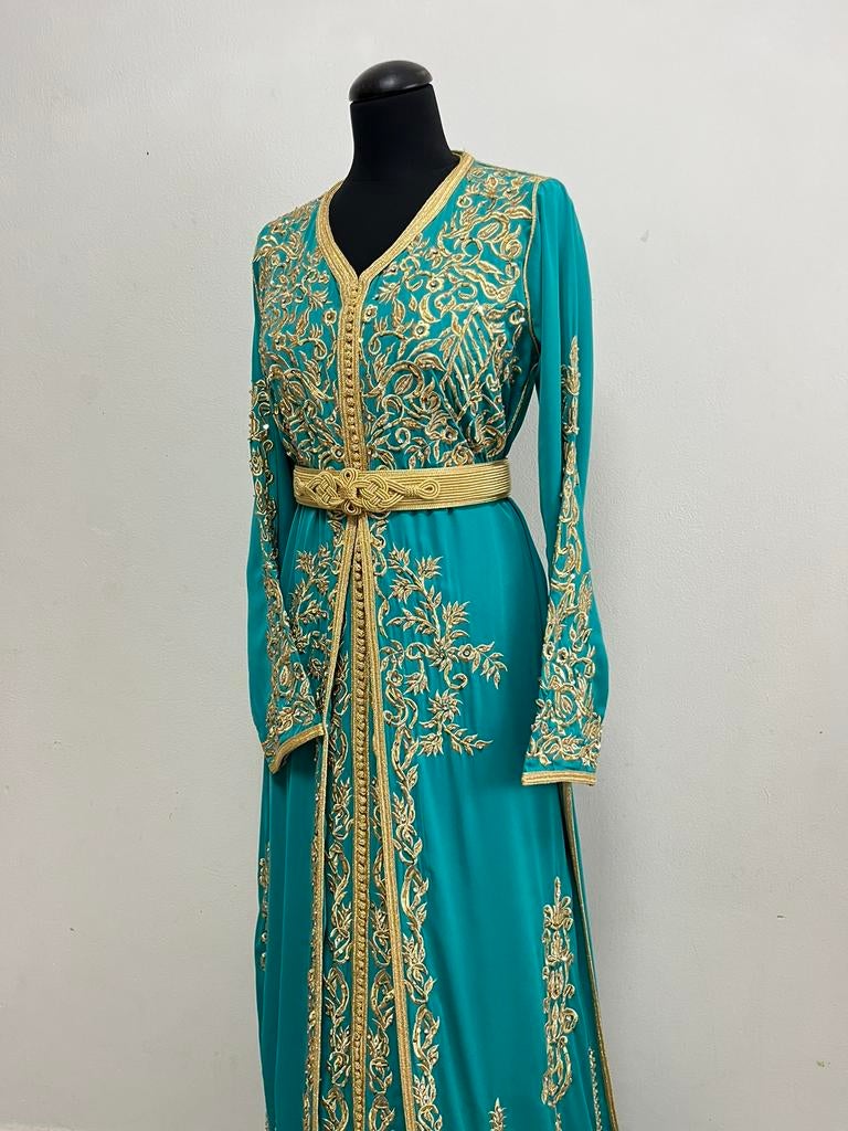 Takshita Takchita Marokkaanse jurk Nieuw, Overige typen, Blauw, Nieuw, Ophalen of Verzenden