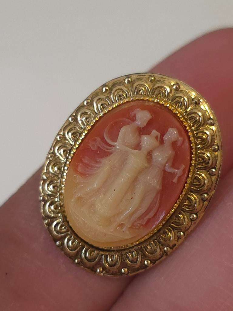 Kleine camee, Sieraden, Tassen en Uiterlijk, Antieke sieraden, Ophalen of Verzenden, Overige materialen