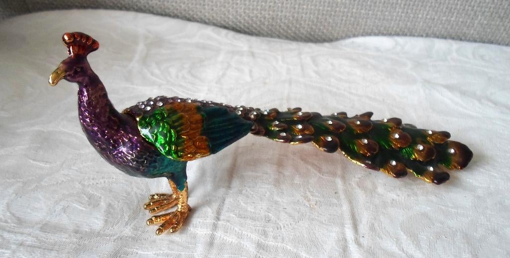 Sieradendoosje / snuisterij doosje/ crème de parfum. PAUW., Ophalen of Verzenden