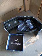 Falabella stropdas, pochet en manchetknopen set, Onbekend, Nieuw, Ophalen of Verzenden, Onbekend