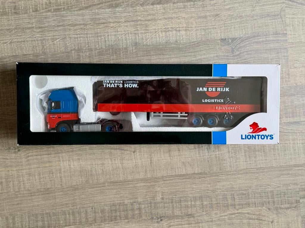 Liontoys Jan de Rijk Logistics model vrachtwagen, Hobby en Vrije tijd, 1:50 of kleiner, Nieuw, Truck, Ophalen