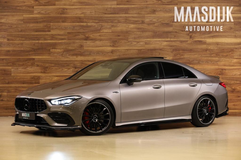 Mercedes CLA 35 AMG 4MATIC|Pano|Milltek|Maxton|RacingSeats|, Auto's, Automaat, CLA, 4 cilinders, Bedrijf