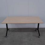Verrijdbare klaptafel,  160x80cm, H74cm, Ahorn/Zwart BR104, Gebruikt, -, -, Ophalen of Verzenden