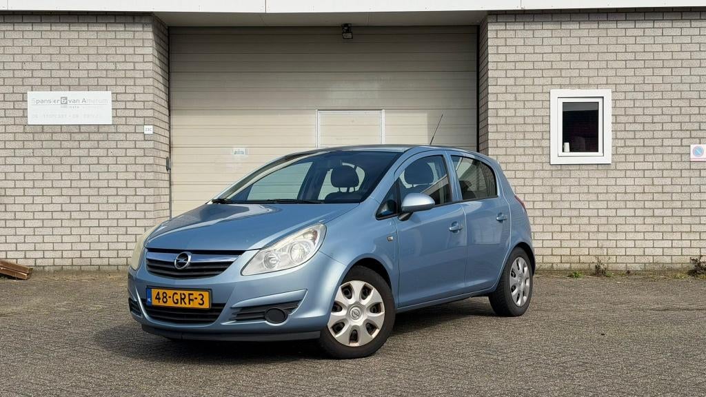Opel Corsa 1.2 16V 5D 2008 Blauw, Auto's, Opel, Voorwielaandrijving, Stof, 4 cilinders, Cruise Control