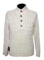 Pall Mall, Pme Legend vintage gebreide trui, gebr.wit, Mt. S, Verzenden, Wit, Pall Mall PME Legend, Zo goed als nieuw