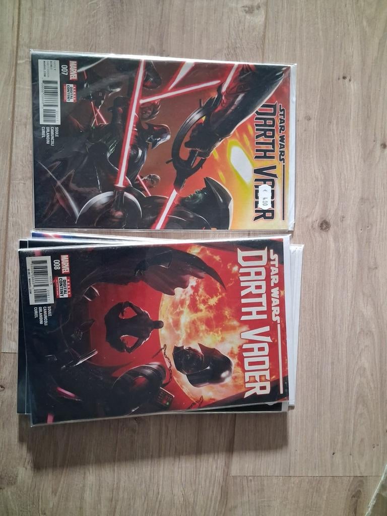 Star Wars Darth Vader Comics - Nrs 7 t/m 11, 13, 15, 16, Boeken, Strips | Comics, Meerdere comics, Ophalen of Verzenden, Gelezen