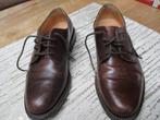 Van Lier HEREN schoenen maat 6.5 bruin leer, Bruin, Van Lier, Ophalen of Verzenden, Gedragen
