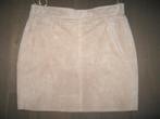 Nieuwe suede rok maat 48 ., Kleding | Dames, Rokken, Beige, Maat 46/48 (XL) of groter, Nieuw, Ophalen of Verzenden