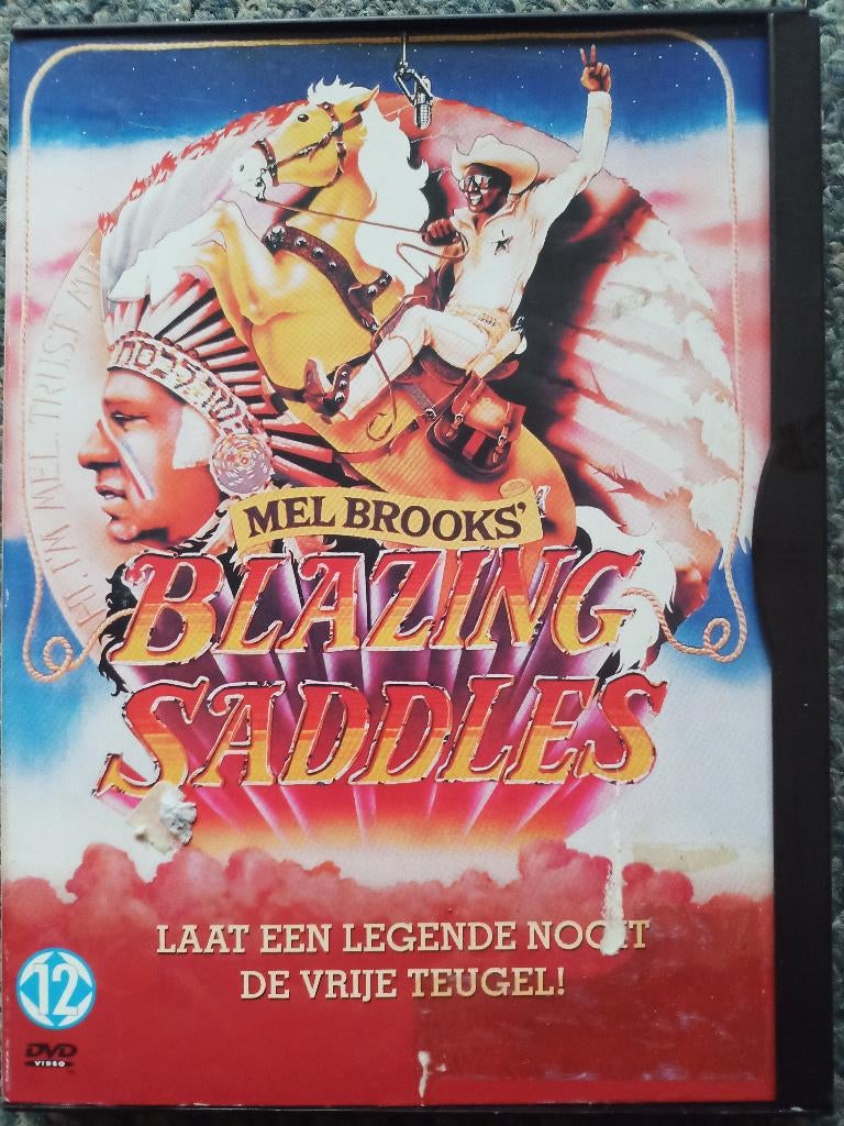 Blazing Saddles IMDb 7.7 western comedy met Gene Wilder, Alle leeftijden, Ophalen of Verzenden, Zo goed als nieuw, Actiekomedie