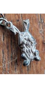 Zilveren bedel hanger Fabeltjeskrant Zoef de haas, Overige merken, Ophalen of Verzenden, Zo goed als nieuw, 4 bedels of meer