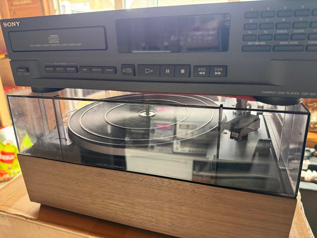 Sony CDP-M12  - Dual CK 9 /Lees dit aandachtig door., Ophalen of Verzenden, Gebruikt, Intern, Cd