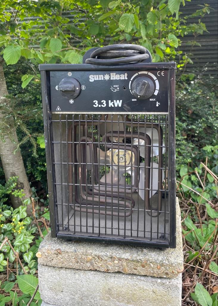 Sun Heat 3.3 kW elektrische kachel, Ophalen, 30 tot 80 cm, Gebruikt, Kachel