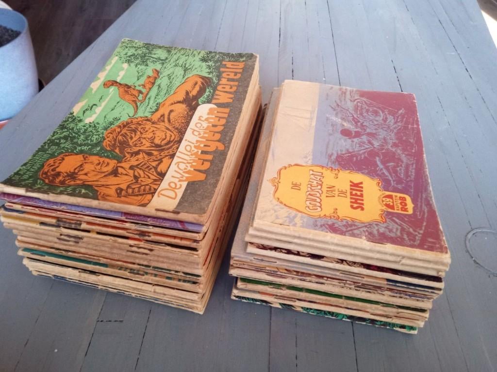 31 x nette Kapitein Rob oblong stripboekjes,, Eén stripboek, Ophalen of Verzenden, Gelezen