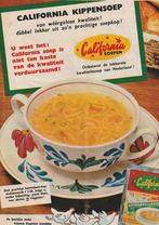 Retro reclame 1961 California Boerenbont soepkom, Verzenden, Overige typen