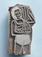 Cliche hoogdruk debossing boekbind stempel sport winnaar, Ophalen of Verzenden