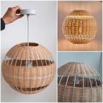 QAZQA Landelijke Hanglamp Rotan - Rattan, Ophalen, Nieuw, Minder dan 50 cm
