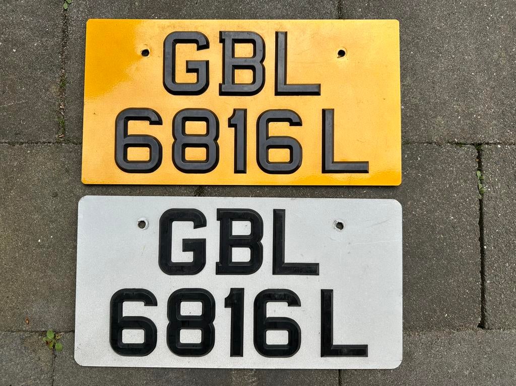 Te koop nummerborden uit Singapore, Verzamelen, Ophalen of Verzenden, Gebruikt