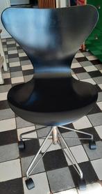 Vlinderstoel Arne Jacobsen Fritz Hansen 1992 zwart, Huis en Inrichting, Bureaustoelen, Ophalen