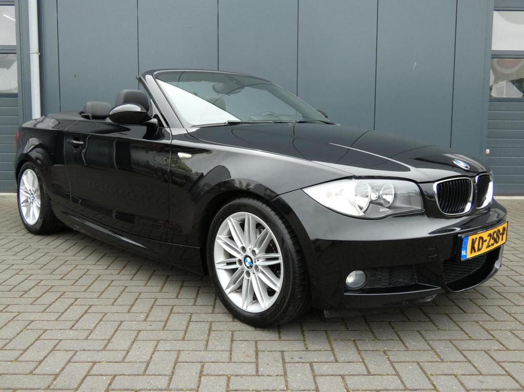 BMW 1-serie Cabrio 118I Executive | M-Sport | NAVI | LEDER |, 1-Serie, Euro 5, Zwart, Cabriolet