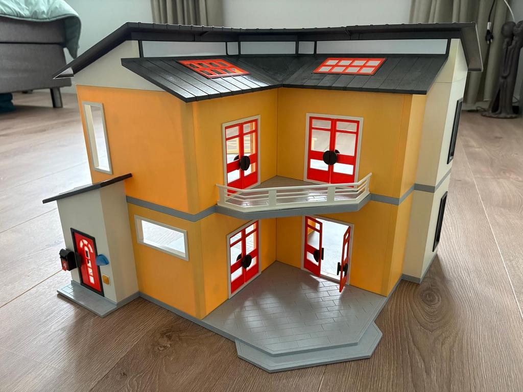 Playmobil Modern Woonhuis Poppenhuis, Ophalen of Verzenden, Zo goed als nieuw, Poppenhuis
