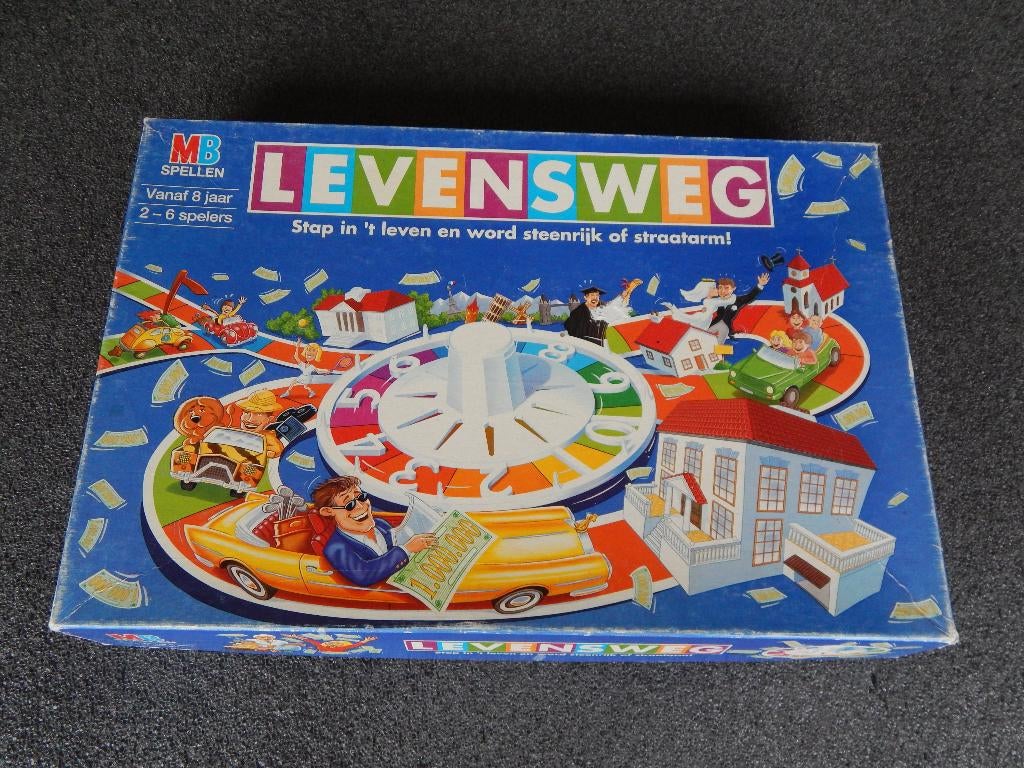 Levensweg, Vijf spelers of meer, Ophalen of Verzenden, Gebruikt, MB Spellen