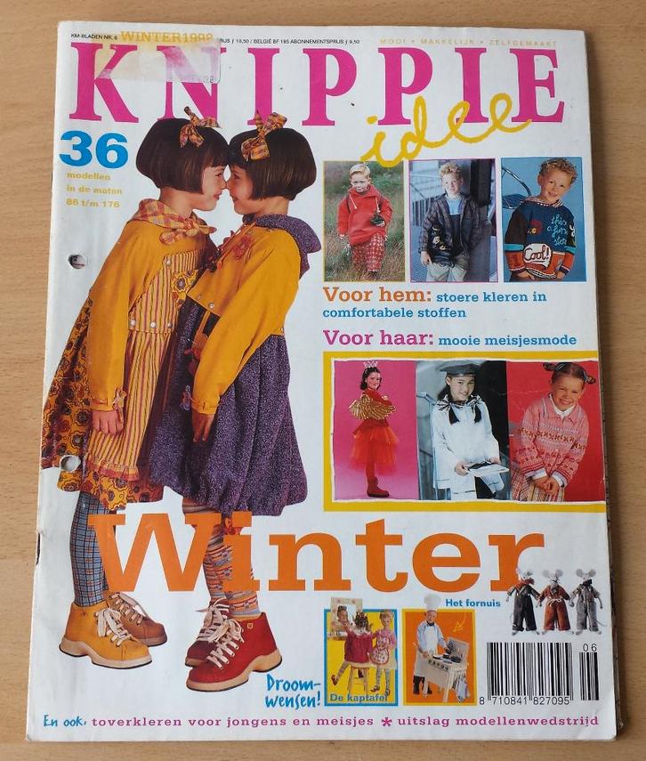 Knippie Idee - Winter 1998, Hobby en Vrije tijd, Kledingpatronen, Gebruikt, Overige typen, Kind, Knippie, Ophalen of Verzenden