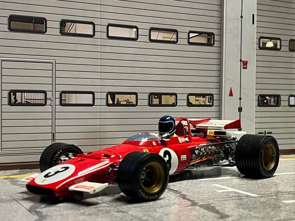 Exoto Ferrari 312B B12 Jacky Ickx GP Mexico 1970 1:18, Ophalen of Verzenden, Zo goed als nieuw, Auto, Overige merken