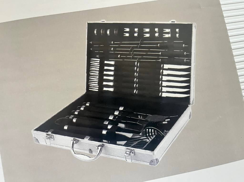 33-delige BBQ Set RVS in Koffer - Nieuw, Ophalen, Nieuw