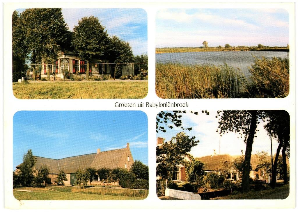 801438 Babyloniënbroek  1979 Nette oude kaart Onbeschreven, Verzamelen, Ansichtkaarten | Nederland, Ongelopen, Noord-Brabant, 1960 tot 1980