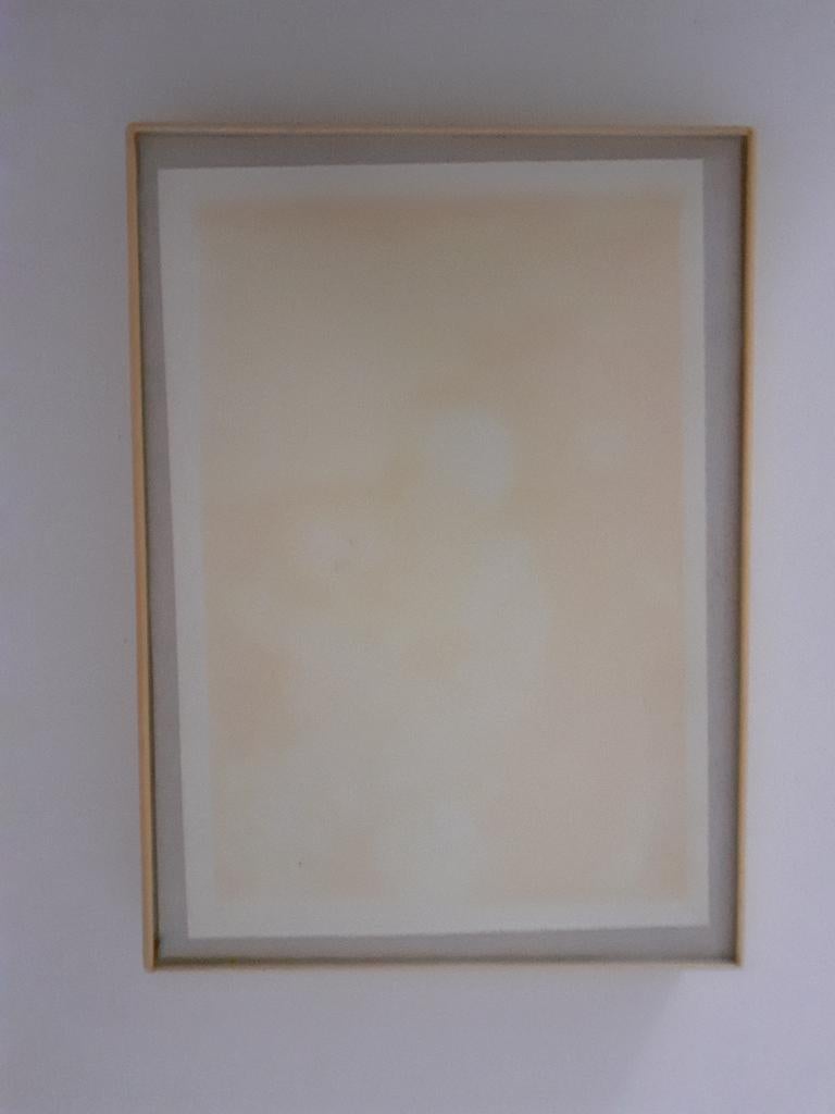 Fotolijst* 13 x 18, lijst verkleurd wit/gelig kunststof, Ophalen of Verzenden, Gebruikt