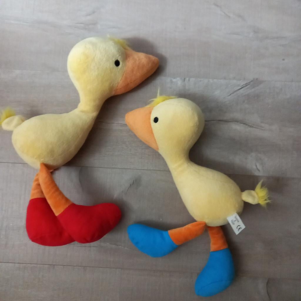 Gonnie en Gijsje knuffels 40 cm en 35 cm ., Overige typen, Ophalen of Verzenden, Zo goed als nieuw, Middelgroot (20 tot 80 cm)