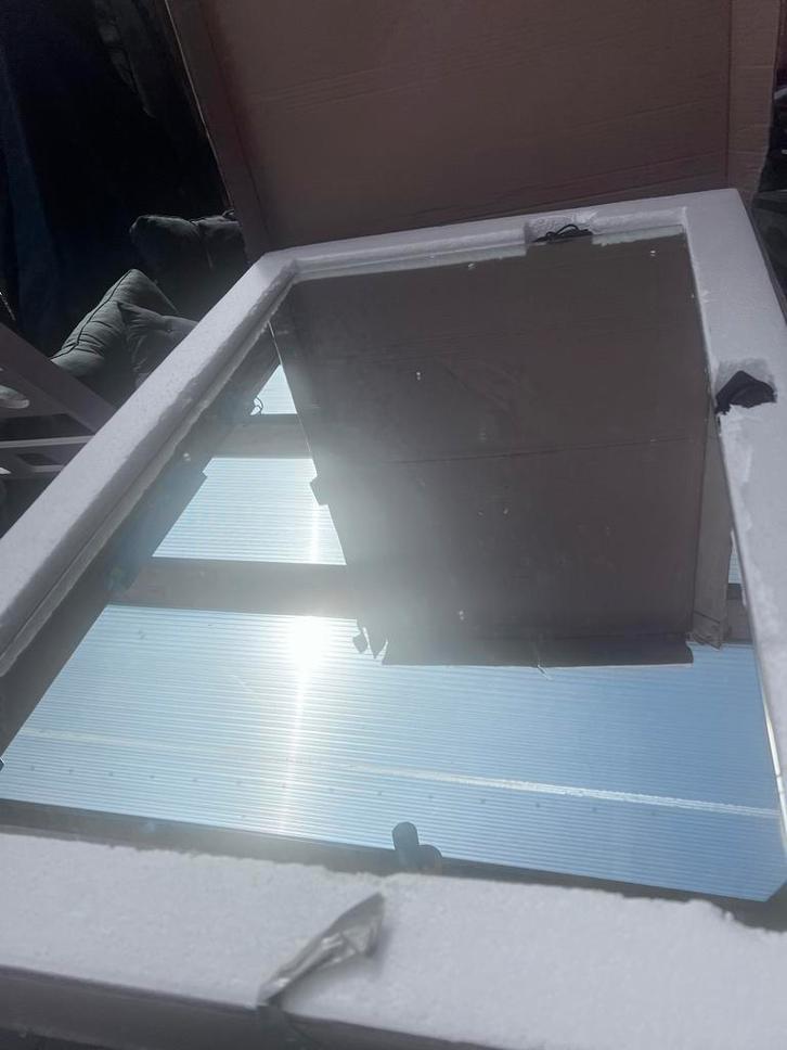 Vida XL Badkamerspiegel 100x60cm met LED verlichting, Huis en Inrichting, Badkamer | Badtextiel en Accessoires, Nieuw, Overige typen