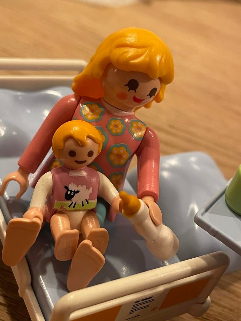 Playmobil Ziekenhuis/Bevalling Setje met Moeder en Baby, Ophalen, Gebruikt, Complete set