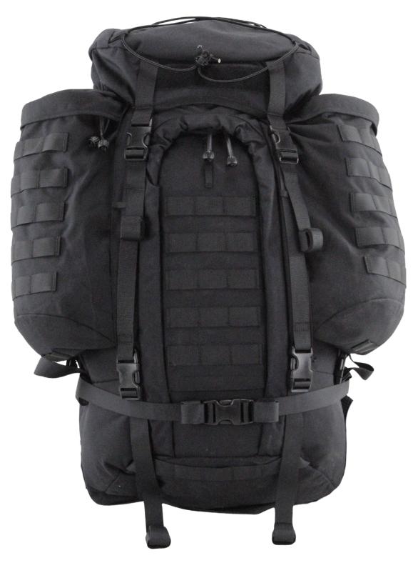 Rugzak Defensie 60 + 2 x 10 liter zwart NIEUW, Defensie, Overige typen, Ophalen of Verzenden, Defensie