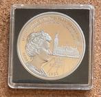 Penning - Koningin Wilhelmina Opening Vredespaleis 1913, Ophalen of Verzenden, Overige materialen, Nederland