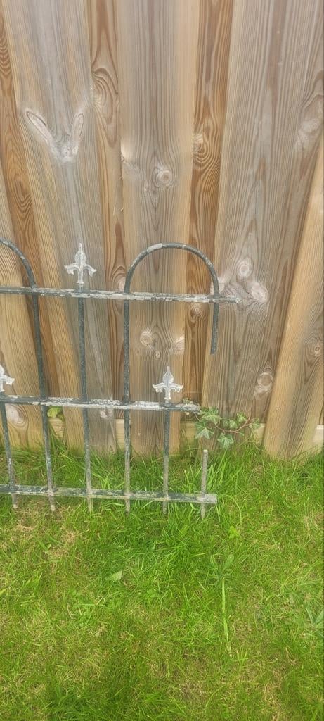 Stalen sier hek, Tuin en Terras, Tuinhekken en Hekwerk, Ophalen, Gebruikt, IJzer, Sierhekwerk
