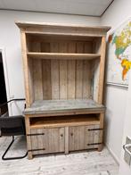 Steigerhouten kast met betonblad, Ophalen, 100 tot 150 cm, 200 cm of meer, Overige houtsoorten