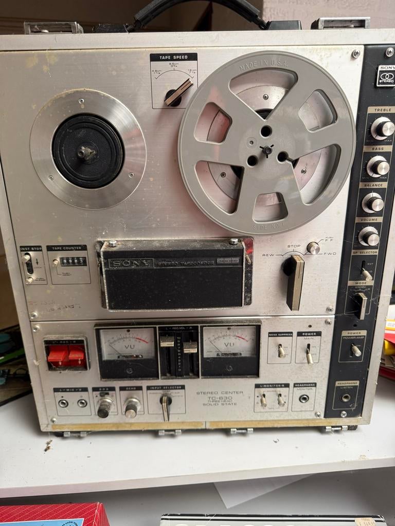 Sony Bandrecorder TC-630 - Vintage Stereo Center, Ophalen, Bandrecorder