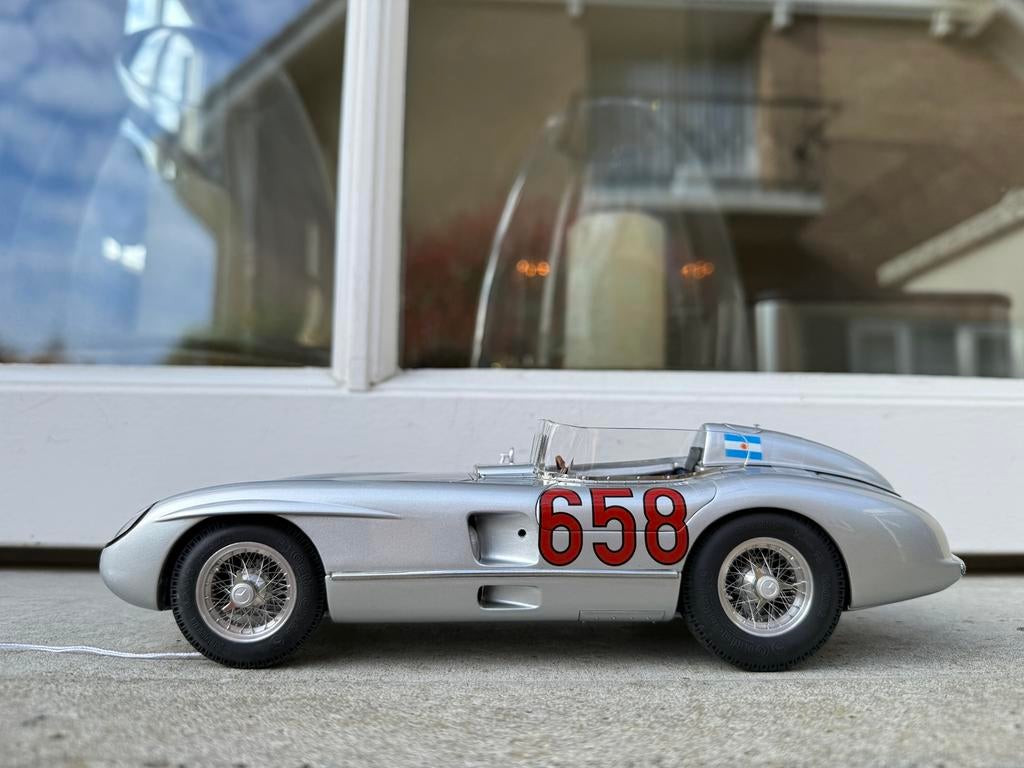 1:18 Mercedes 300 SLR #658 Mille Miglia Fangio CMC M-117, Overige merken, Auto, Nieuw, Ophalen of Verzenden