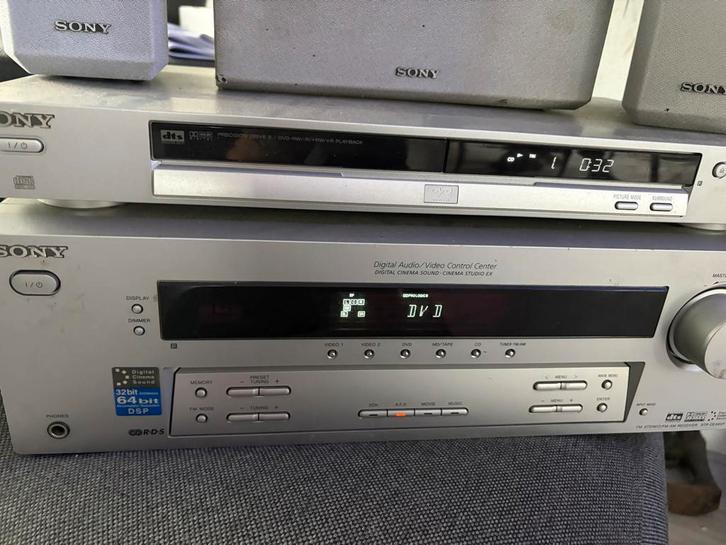 Sony Home Cinema Set met DVD-speler en 5.1 Luidsprekers, Audio, Tv en Foto, Home Cinema-sets, Gebruikt, Dvd-speler, 5.1-systeem