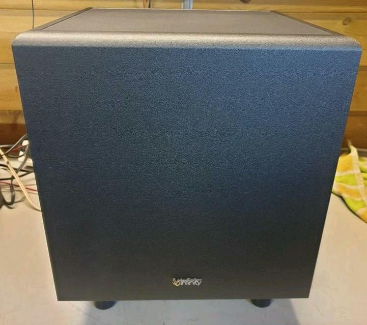 Infinity actieve subwoofer bu-80 i.z.g.s., Ophalen of Verzenden, 120 watt of meer, Subwoofer, Overige merken